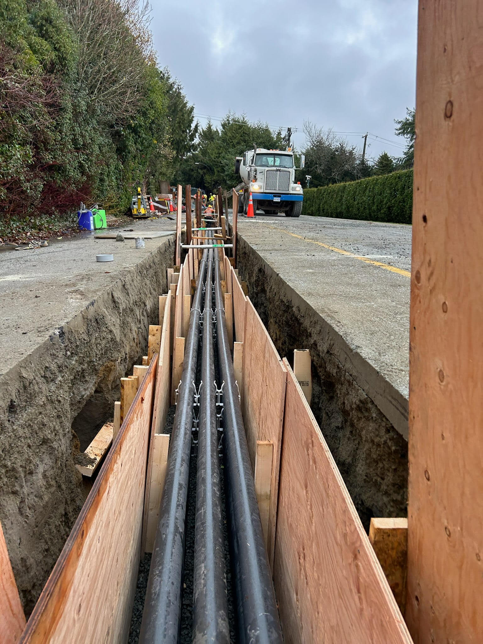 underground utility conduit